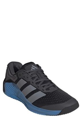 adidas Dropset 4 Training Shoe in Carbon/Grey/Ray Blue at Nordstrom, Size 12.5
