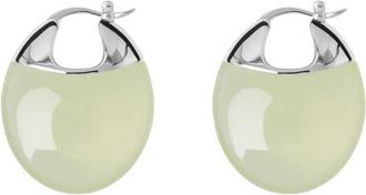 LI&Eacute; STUDIO The Erin Earrings in Green Serpentine at Nordstrom