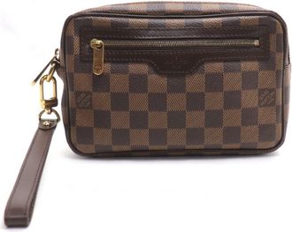 Louis Vuitton Brown Damier Canvas Damier Canvas Pochette Pouch (Pre-Owned)