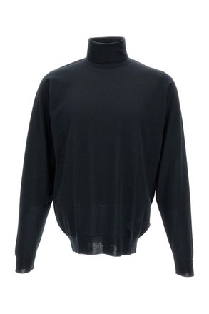 John Smedley Roll Neck Pullover In Extra Fine Merino Wool