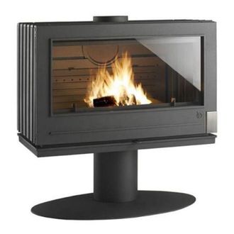 Invicta Estufa De Le&ntilde;a De Hierro Fundido Antracita 12kw - 9127-44 - Invicta