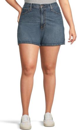 Levi's Cinch Mid-thigh Short Womens Shorts Cookie Crunch : 31, Cotton/Denim