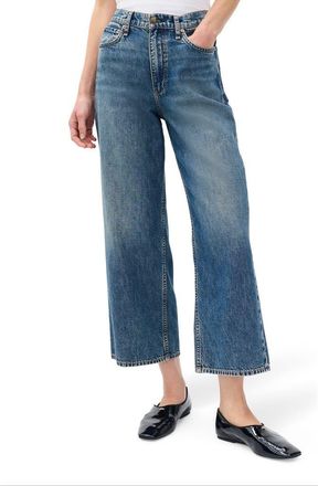 Rag & Bone Andi Ankle Wide Leg Jeans in Delcan at Nordstrom, Size 32