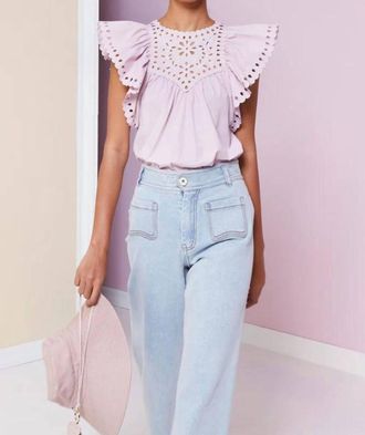 Magali Pascal Lilia Top In Lilac