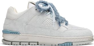 Axel Arigato Area Lo Label Sneaker - Heren - Sneakers - Grijs - 44 EU - Leer - Schoenen
