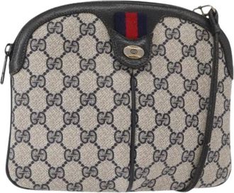 Gucci Pre-owned Cross Body Bags, female, Blue, Size: ONE SIZE Pre-owned Vintage Shoulder Bag