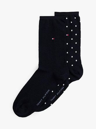 Tommy Hilfiger 2-Pack Classic Flag Embroidery Socks