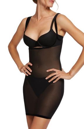 Wolford Tulle Forming Underbust Shaper Dress in Black at Nordstrom, Size 10 Us