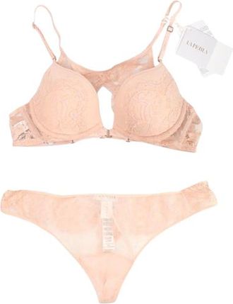 La Perla Blush Pink Lace Bra & Knickers Lingerie Set 34B Size S
