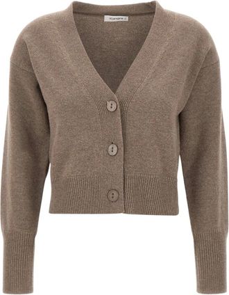 KANGRA Wol en kasjmier vest - Dames - Vesten - Bruin - M - Wol - Truien & Vesten