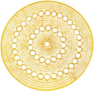 Tiramisu Celestial Rings Set of 4 Metal Placemats in Gold at Nordstrom Rack