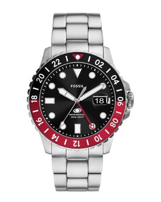 Fossil Mens Blue Gmt Watch