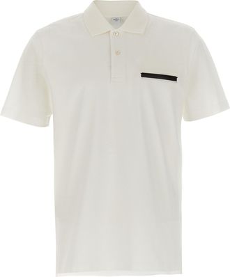 Berluti Leather Tab Polo Shirt