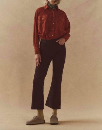 The Great. The Kick Boot Pants In Slate