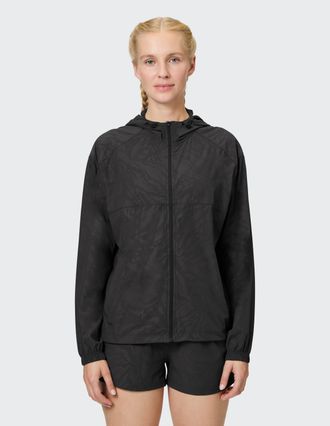 Venice Beach Outdoorjacke VENICE BEACH WOVEN JACKE MOINA, Damen, Gr. XXL (46), aop tiger_to, Obermaterial: 89% Polyamid, 11% Elasthan, Jacken Outdoorjacke