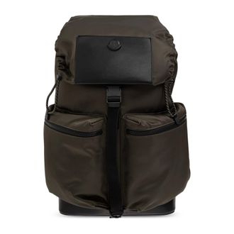 Moncler Heren, Tassen, Groen, Maat: ONE Size Leer