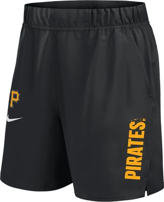 Nike Pittsburgh Pirates Victory Mens Nike Mens Dri-FIT MLB Shorts in Black | 01NA00APTB-F0V