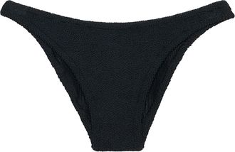 MC2 Saint Barth Woman Black Classic Crinkle Swim Briefs Elise