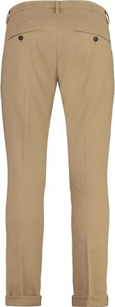 Dondup Mens Chino Pants Stretch Cotton Hazelnut Polyester Chinos