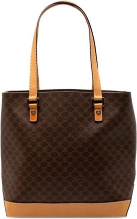 Celine Pre-owned Celine Macadam Coated Canvas Tote Ladies JQ537D179MA1JG1W