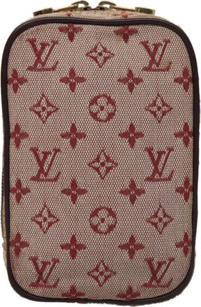 Louis Vuitton Digital Gate Red Canvas Clutch Bag (Pre-Owned)