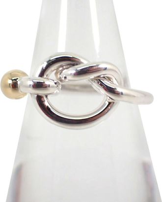 Tiffany & Co. Yellow Gold (18K) Sterling Silver 925 Band Ring (Pre-Owned)