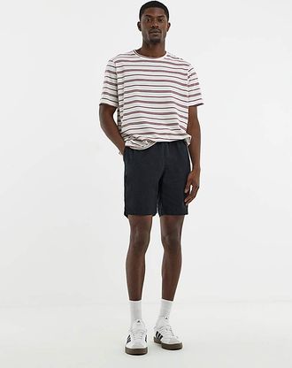 Jacamo Linen Blend Elasticated Drawcord Short
