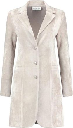 Hart by Helena Hart Lange Blazerjas - Dames - Blazers - Wit - XS - Polyester - Jassen