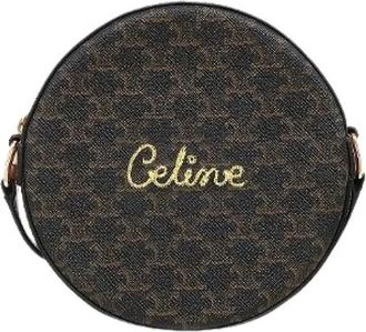 Celine Pre-owned Vintage Crossbody Bag - Dames - Vintage Schoudertas - Bruin - ONE Size - Leer - Vintage
