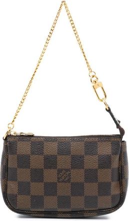 Louis Vuitton Pre-owned Handbags, female, Brown, Size: ONE SIZE Pre-owned Chain Shoulder Bag