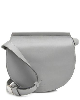 Givenchy Grey Calfskin Infinity Saddle Mini Bag (Authentic Pre-Loved)