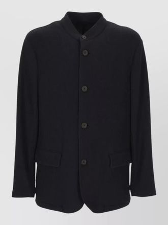 Emporio Armani mens jacket structured collar front pockets