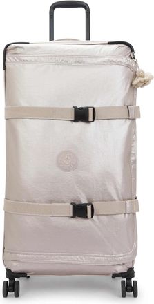 Kipling Spontaneous Large Metallic Rolling Luggage