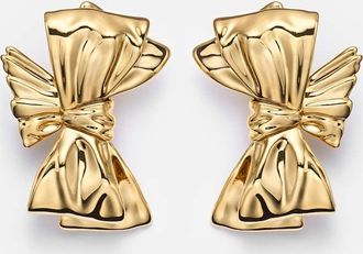 Jennifer Fisher Bow gold-plated earrings