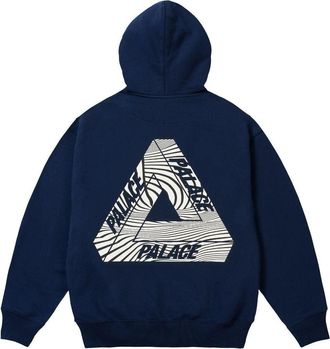 Palace Tri-Vortex Hoodie Navy P31HD004