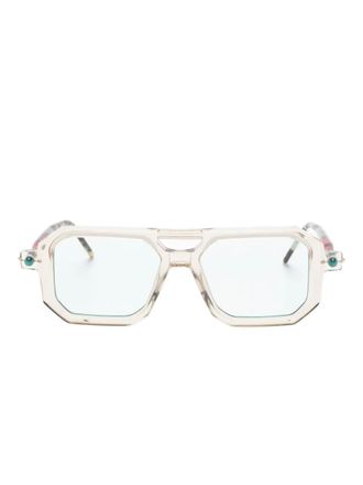 Kuboraum Occhiali da sole geometrici - Toni neutri