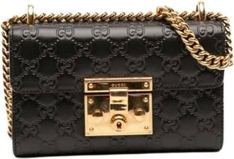 Gucci Borsa a tracolla Padlock Pre-owned - - Pre-owned - Donna - Nero - ONE SIZE