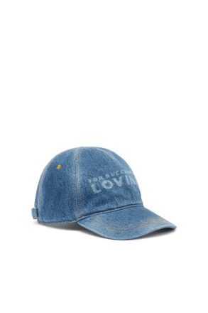 Diesel Denim baseball cap with For Successful Loving logo - Caps - Unisex - Blue