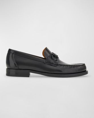 Ferragamo Mens Fort Moccasin Bit Loafers