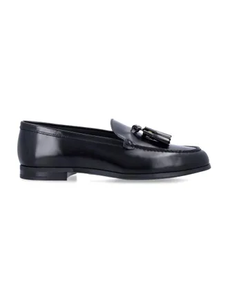 Churchs Black Leather Loafers