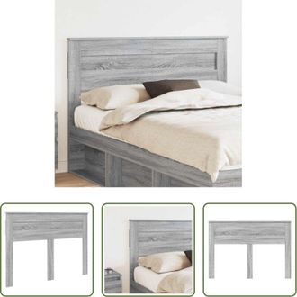 vidaXL Testiera in legno - Testiera Grigio Sonoma 150 cm Legno multistrato