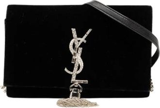 Saint Laurent Pre-owned Kate Cross Body Bag - Dames - Vintage Schoudertas - Zwart - ONE Size - Leer - Vintage