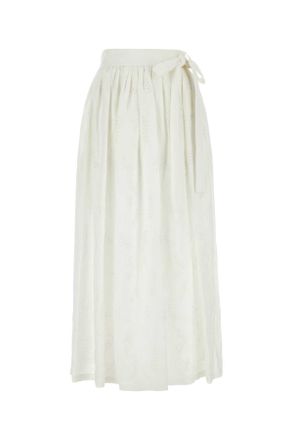 Chloé White Linen Paloma Chloã© X Eres Skirt