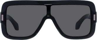 Ferragamo Grey Shield Ladies Sunglasses SF2061SE 001 55