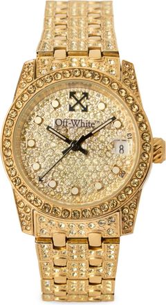 Off-white DISCREET Crystal Watch