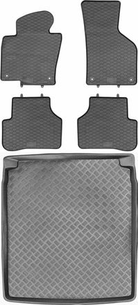 OEM Juego De Alfombrillas De Goma Para Coche Y Alfombrilla Para Maletero Para Volkswagen Passat B6 Sed&aacute;n (2005-2010)