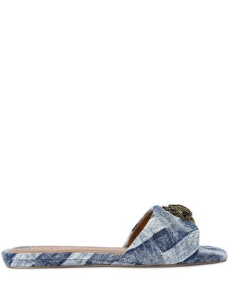 Kurt Geiger Kensington denim sandalen - Blauw