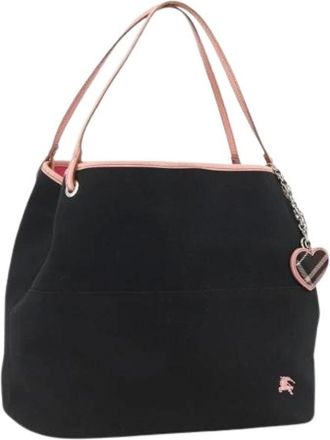 Burberry Pre-owned Shoulder Bags, female, Black, Size: ONE SIZE Pre-owned Vintage Shoulder Bag