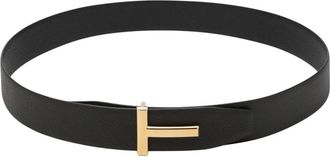 Tom Ford Accessoires, Heren, Bruin, 100 CM, Leer, T Belt Reversible