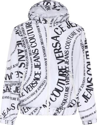 Versace Jeans Couture Bomber Jackets, male, White, Size: 2XL Bomber Jacket